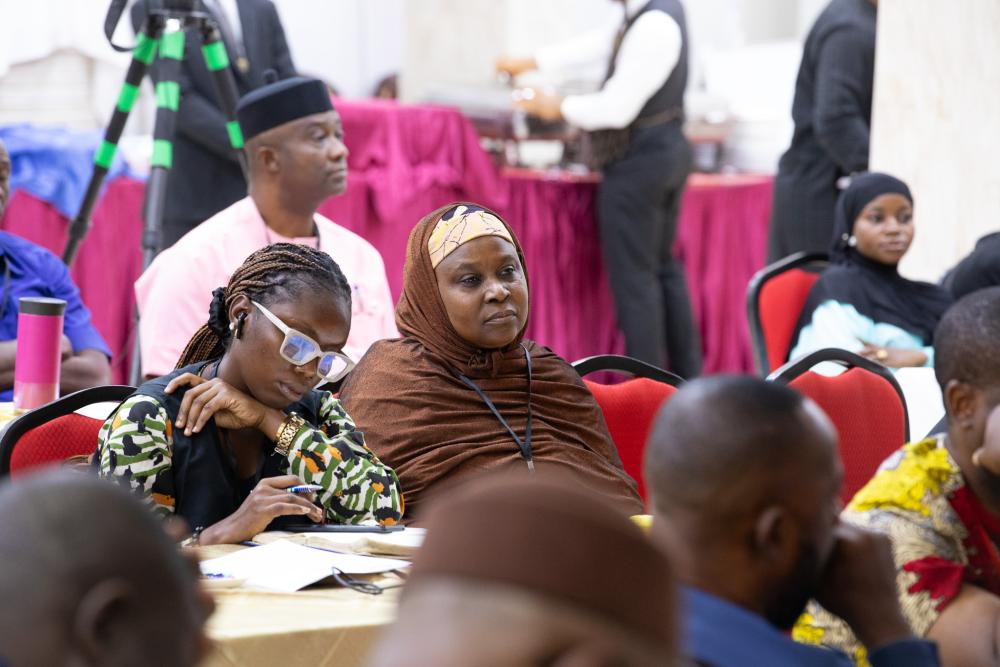 Participants at the MGI launch event. Photo: IOM/Oluwafemi Iselowo 2024